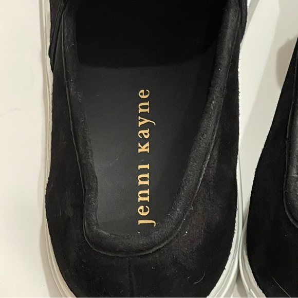 JENNI KAYNE suede lounger slider Sneakers flats solid black slip on shoes Sz 40 - Picture 10 of 11